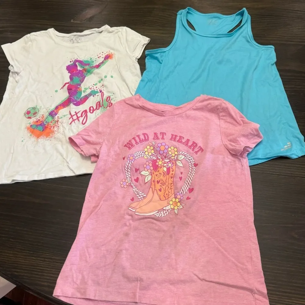 Girls cute shirts bundle